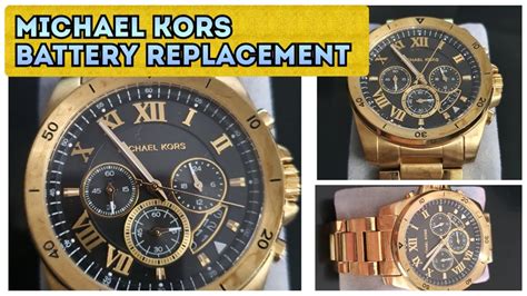 mike Kors watch battery replacement